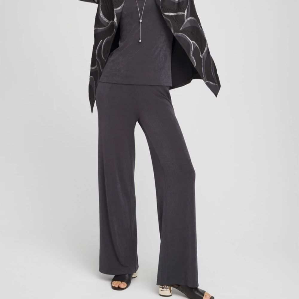 Chico's charcoal Wide Leg Pants